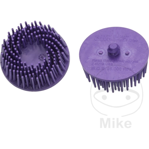 HAZET Reserveborstelslijpset · paars · 2-delig Roloc® snelwisselsysteem · ? 50 mm 9033-11-036/2