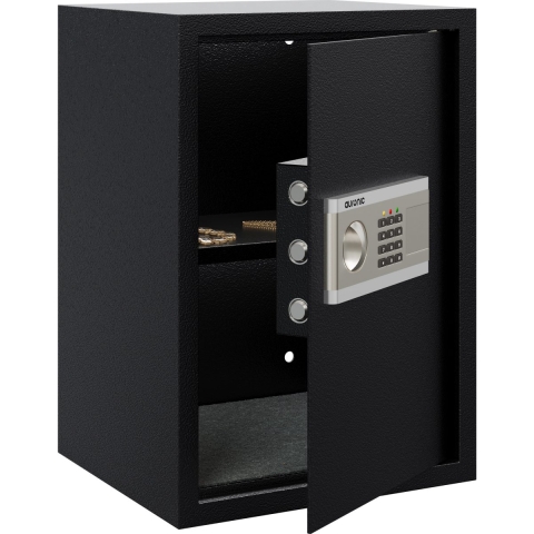 Auronic Elektronische Kluis Extra Groot - 54L - Staal - Zwart