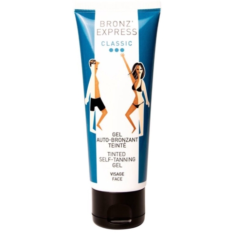 Bronz'Express Classic Tinted Self-Tanning Gel For Face 75ml