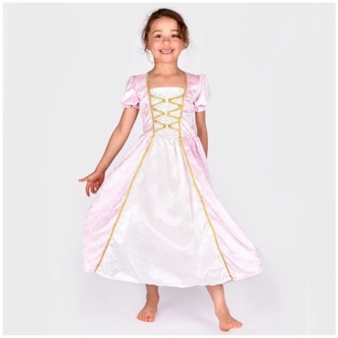 Den Goda Fen Kostuum - Prinsessenjurk - Roze - Den Goda Fen - 6-8 jaar (116-128) - Kostuum