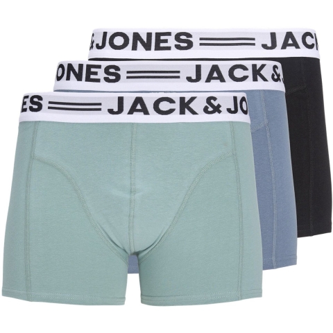 Jack & Jones Boxershorts - 3-pack - Noos - Gevoel - Black - Jack & Jones - 14 jaar (164) - Boxershorts