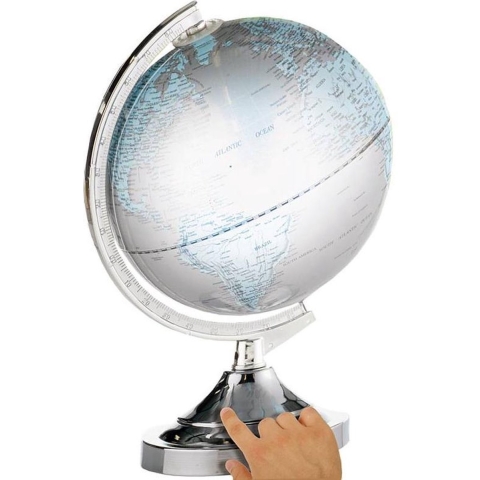 wereldbol touch lamp