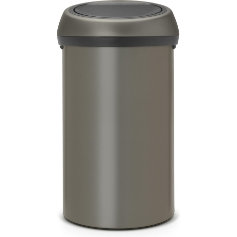 Brabantia Touch Bin Prullenbak - 60 l - Soft-Touch sluiting - Platinum