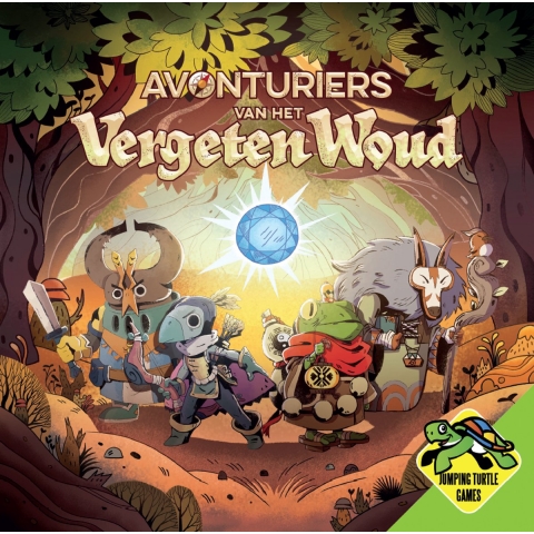 Avonturiers van het Vergeten Woud– Coöperatief dobbelspel – Jumping Turtle Games