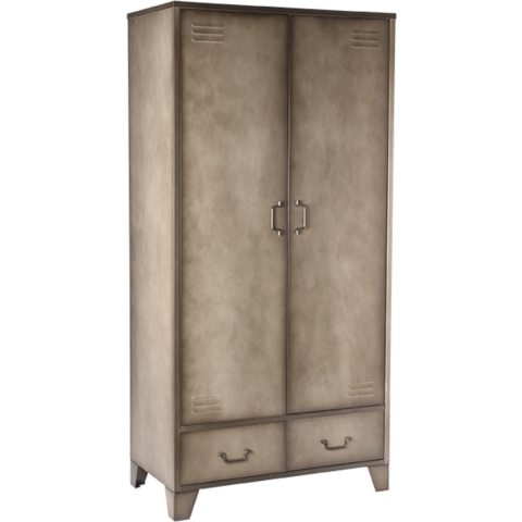 Label51 Bergkast fence vintage metaal metaal 2-deurs 185 cm