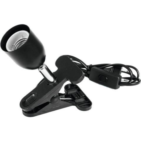 Eurolite 9460120N Lampfitting-adapter E27 230 V 60 W Met klembevestiging, Met eurostekker, Met wipschakelaar