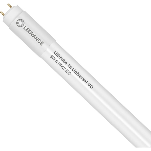 LEDVANCE LED-buis-Buis Energielabel: F (A - G) G13 T8 8 W Warmwit 1 stuk(s) (Ø x l) 27.80 mm x 603.00 mm