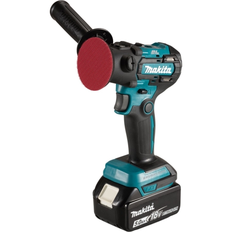 Makita DPV300RTJ | Accu Polijst/poetsmachine | 80 mm | 18V | Set | 9,0 Ah Li-Ion