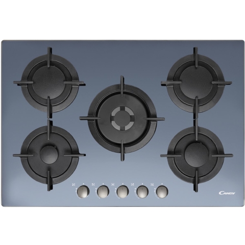 Candy CVG75SWGX Gaskookplaat | zilver