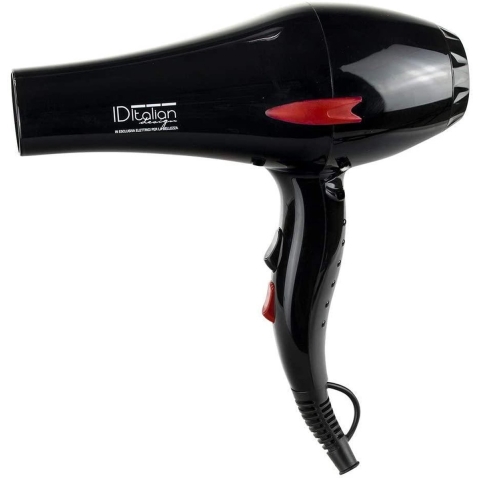 Italian Design GTI 2600 Diffus Plus Haardroger | zwart