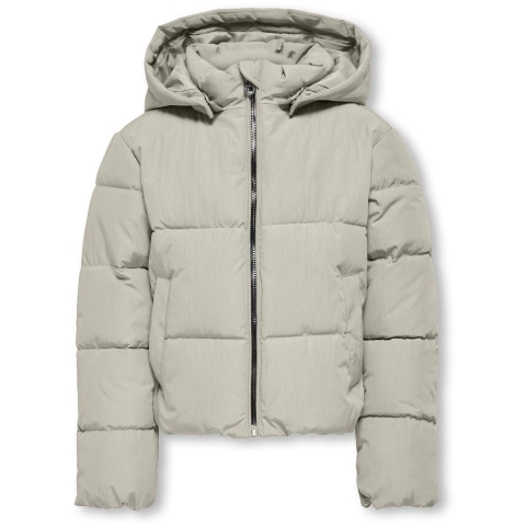 Kids Only Gevoerde Jas - KogDolly - Puimsteen Stone - Kids Only - 13 jaar (158) - Donsjassen