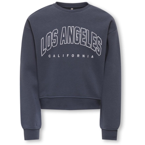 Kids Only Sweatshirt - KogSweat - Ombre Blue/Los Angeles - Calif - Kids Only - 7-8 jaar (122-128) - Sweatshirt