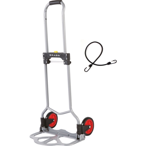 BRASQ Inklapbare steekwagen incl. bagagespin - 60 KG Draagvermogen - Transportwagen - Plateauwagen - Steekkar Staal
