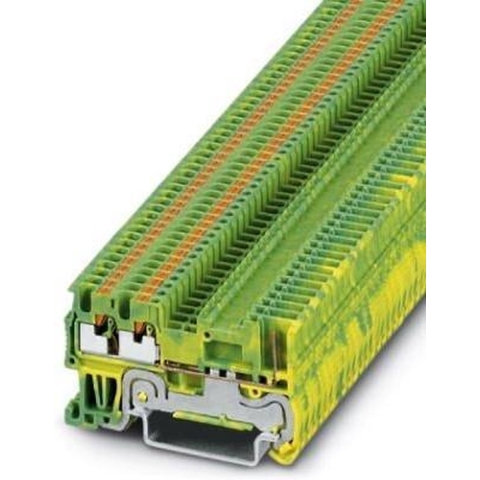 Phoenix Contact 3212374 Aardklem 3-etages 3.5 mm Snelaansluiting Groen, Geel 50 stuk(s)