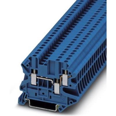 Phoenix Contact 3044526 Doorgangsserieklem 5.2 mm Schroeven Blauw 50 stuk(s)