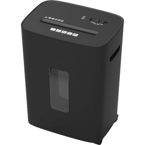 BRASQ Papierversnipperaar met Opvangbak Zwart - 20 Liter Papiervernietiger voor thuis en kantoor - Creditcard Vernietiger - P4 - 15 vel microsnippers 4 x 38 mm