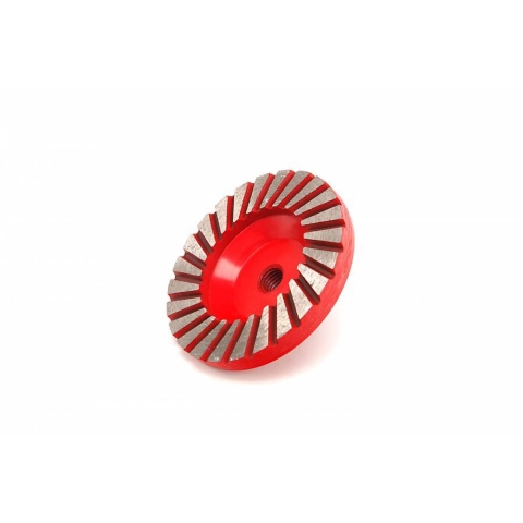 HBM 100 mm diamantschuurkom voor 125mm natte haakse slijper