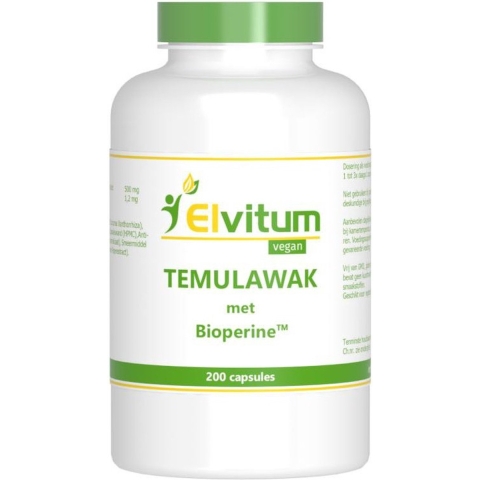 Elvitum Temulawak Curcuma Xanthorrhiza Capsules