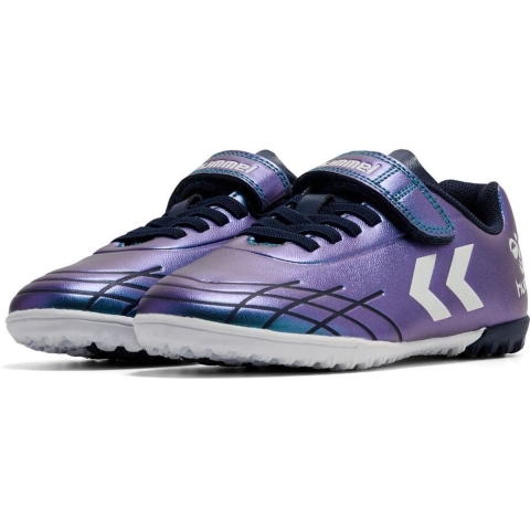 Hummel Voetbalschoenen - Top Star Grasveld Jr - Green/Multicolou - Hummel - 27 - Voetbalschoenen – Turf