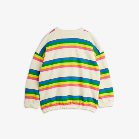 Mini Rodini Sweatshirt - Ritzratz Stripe - Multicolour - Mini Rodini - 2-3 jaar (92-98) - Sweatshirt