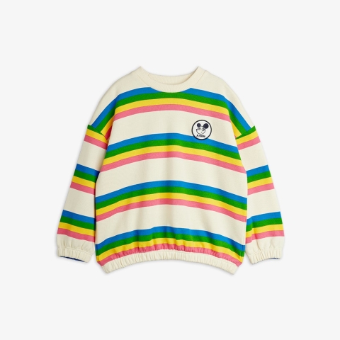 Mini Rodini Sweatshorts - Ritzratz Stripe - Multicolour - Mini Rodini - 4-5 jaar (104-110) - Shorts