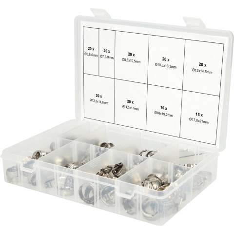 KS Tools 970.0830 Slangklem Roestvrijstaal 170 onderdelen