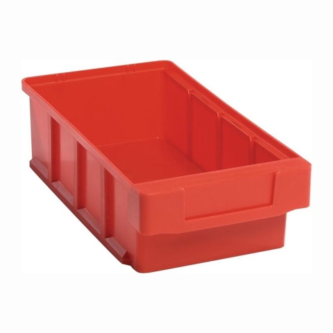 LA-KA-PE Stellingbak | L300xB152xH83mm | rood polypropyleen | 10 stuks - VKB 300/152 ROT VKB 300/152 ROT