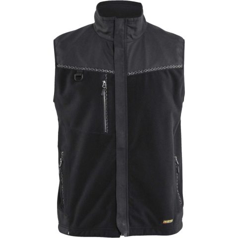 Blåkläder Winddicht fleecevest 38552524 | Zwart | Maat 4XL - 7330509485415