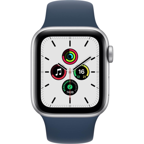 Refurbished Apple Watch SE 2020 GPS 40mm Zilver Licht gebruikt