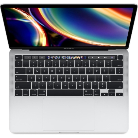 Refurbished MacBook Pro 13 inch Touchbar 1.4 8 GB 256 GB Zilver Gebruikt