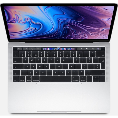 Refurbished MacBook Pro 13 inch Touchbar i5 1.4 8 GB 128 GB Zilver Als nieuw