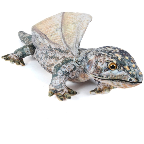 Knuffeldier Leguaan - zachte pluche stof - schutkleuren - kwaliteit knuffels - 65 cm -