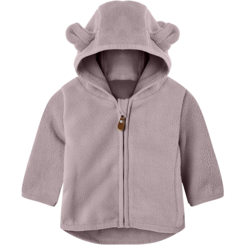 Name It Fleece Jas - NbnMeeko - Keepsake Lilac - Name It - 1 jaar (80) - Fleece Jassen