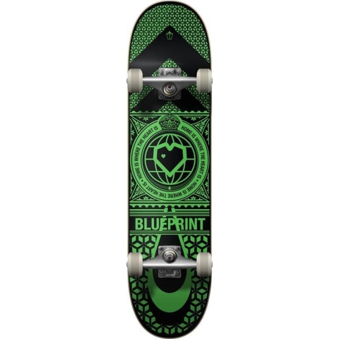 Skateboard Blueprint Home Heart