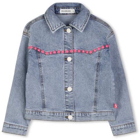 Billieblush Spijkerjas - Stone m. Pailletten - Billieblush - 4 jaar (104) - Spijkerjas