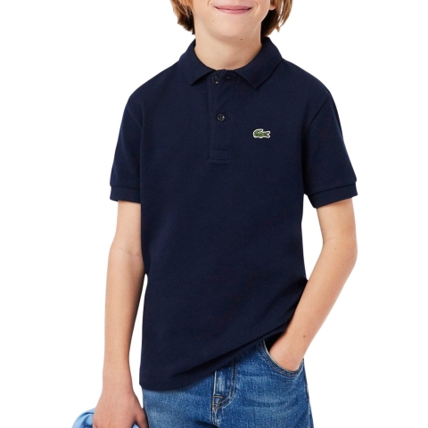 Lacoste Polo - Piqué - Marine - Lacoste - 16 jaar (176) - Polo