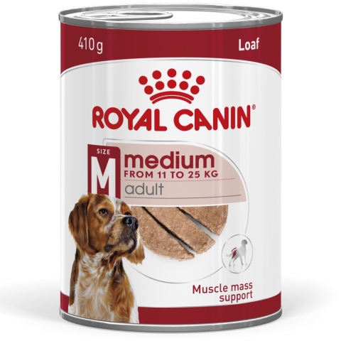 Royal Canin Medium Adult natvoer hond (paté) 4 trays (48 x 410 g)