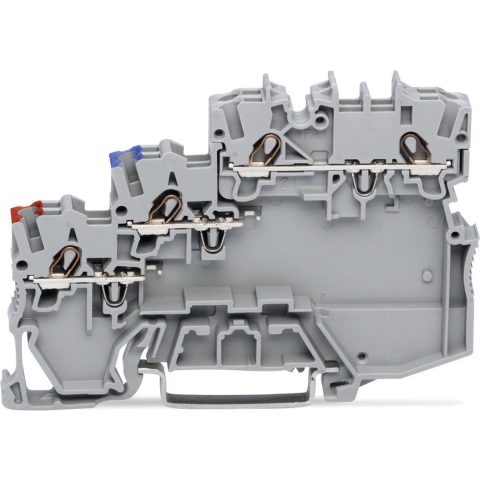 WAGO 2000-5311 Initiatorklem 7 mm Spanveer Grijs 50 stuk(s)