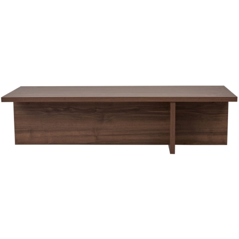 CaliCosy Salontafel met rechthoekig blad en asymmetrische poot l120 cm harbor