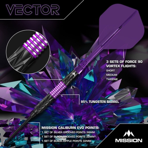 Mission Vector 95% Darts