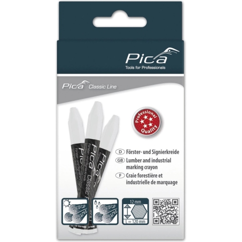 Pica 590/52 Markeerkrijt PRO wit VE=12 - PI59052