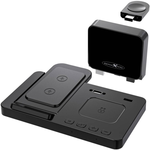 Reflexion Bureaulader 2.5 W, 5 W, 15 W, 7.5 W Zwart Wireless Charger