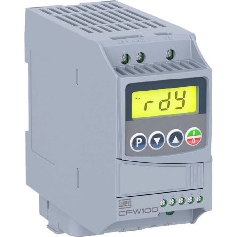 WEG Frequentieregelaar CFW100 B 02P6 S2 0.37 kW 1-fasig 200 V, 240 V