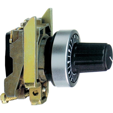 Schneider Electric ZB4BD912 ZB4BD912 Frontelement voor potentiometer (Ø) 22 mm Chroom 1 stuk(s)