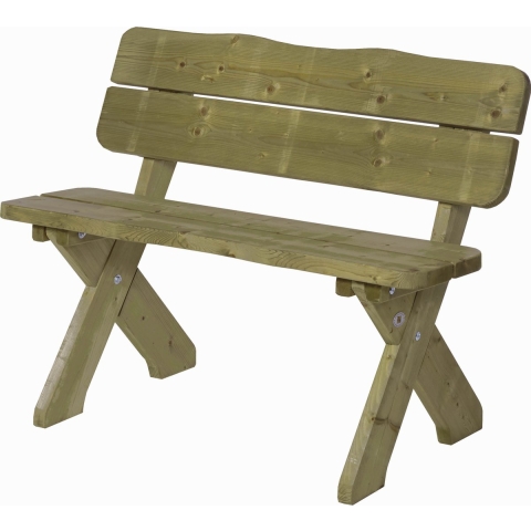 Bank Sneek 120cm Talen Buitenmeubelen - Talen buitenmeubelen