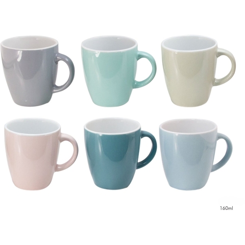 Senseo mokje 160ml 6 kleuren uni 6 stuks