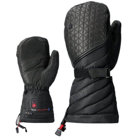Lenz Heat Glove 6.0 Finger Cap Mitten skiwanten zwart dames, 8