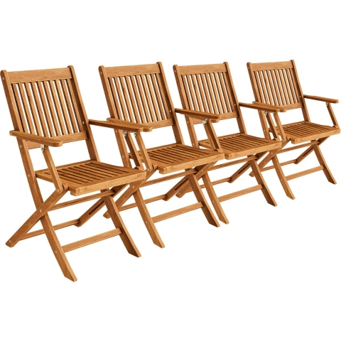 Tuinstoel Sydney Set van 4 Acacia FSC®-gecertificeerd