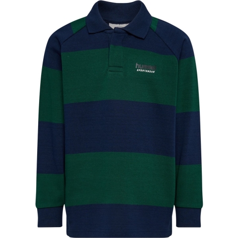 Hummel Poloshirt - HmlJr - Dress Blue - Hummel - 7-8 jaar (122-128) - Polo