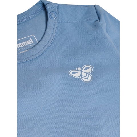 Hummel Romper l/s - HmlMini - Vervaagd Denim - Hummel - 56 - Romper L/S